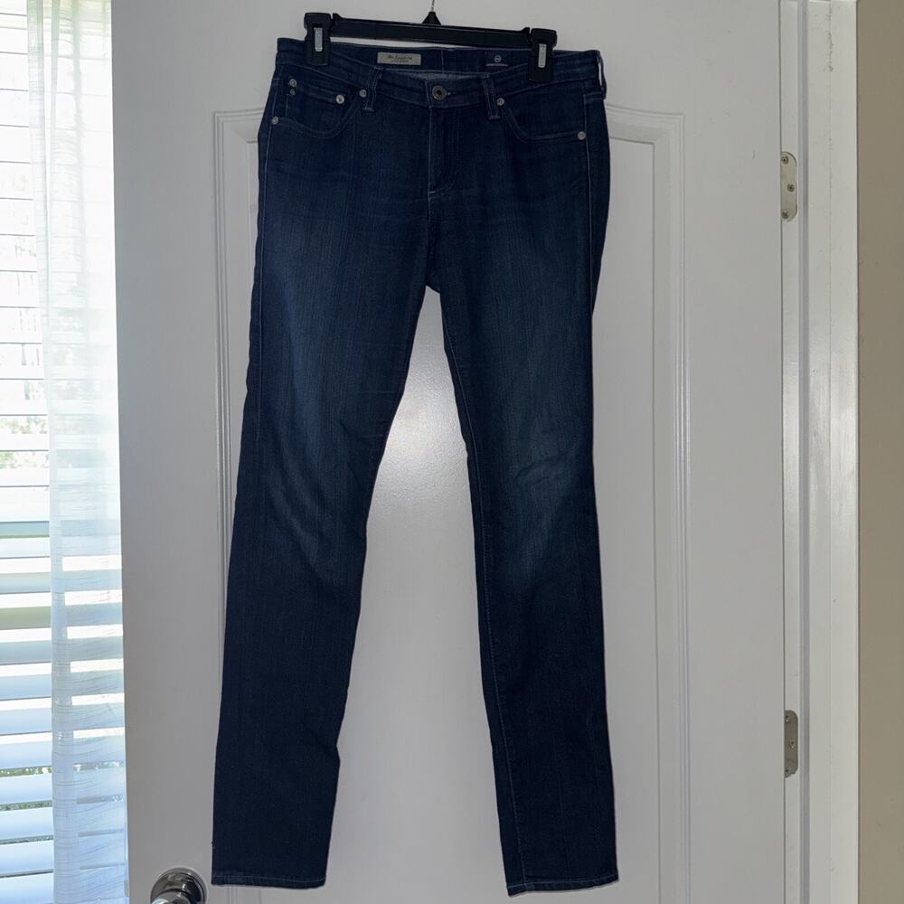 AG Adriano Goldschmied Jeans Size 29R Womens The Legging Super Skinny Blue Denim